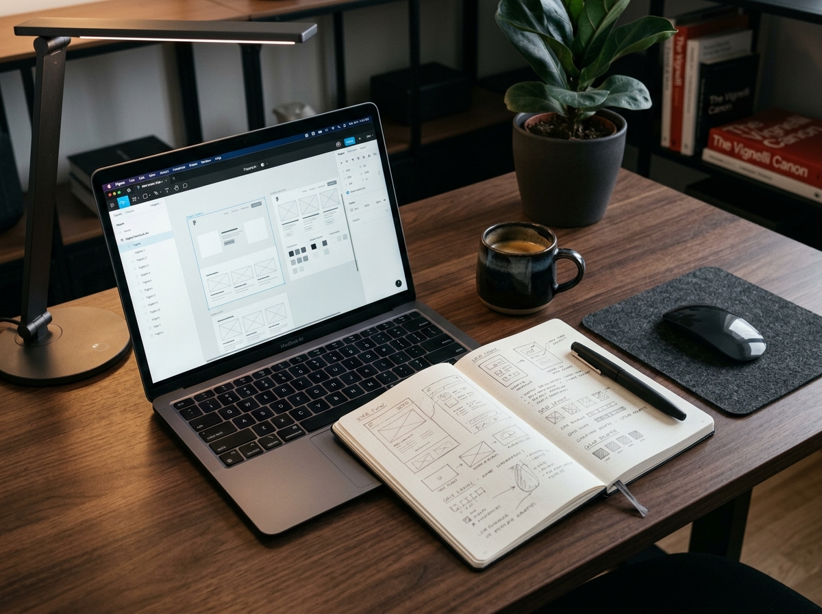Desk and workspace setup